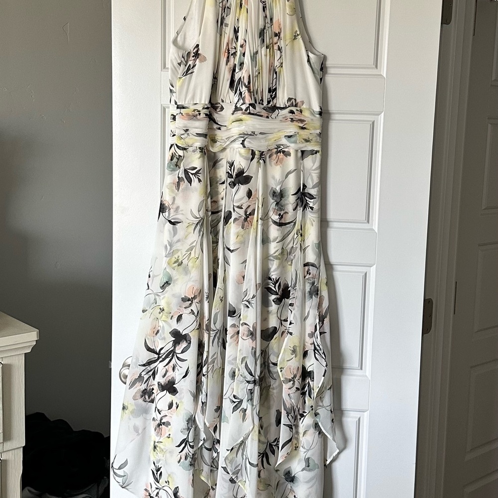 Calvin Klein Floral Sleeveless Maxi Dress